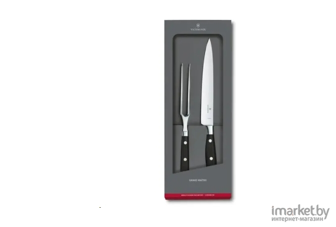 Кухонный нож Victorinox Grand Maitre набор (подар.коробка) черный [7.7243.2]