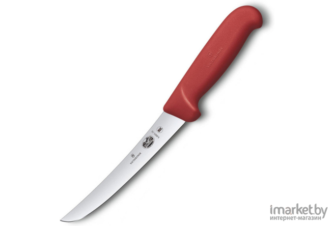 Кухонный нож Victorinox Fibrox обвалочный 150мм красный [5.6501.15]
