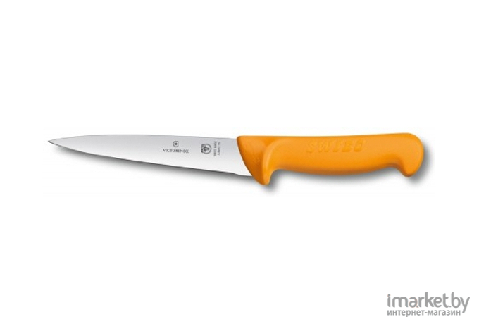 Кухонный нож Victorinox Swibo обвалочный для мяса 180мм желтый [5.8412.18]