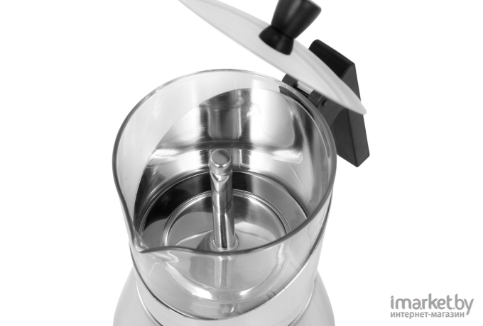 Гейзерная кофеварка Italco Cristallo Induction 0.3л нерж.сталь серебристый [255600/HDM]