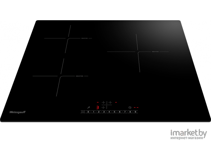 Варочная панель Weissgauff HI 630 BSC черный [429038]