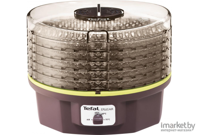 Сушилка для овощей и фруктов Tefal DF1008 525Вт черный [1500635821]