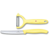 Кухонный нож Victorinox Swiss Classic + овощечистка желтый [6.7116.23L82]