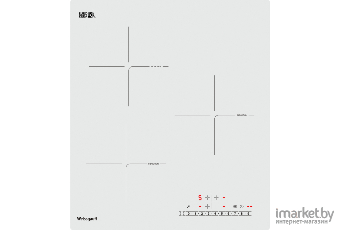 Варочная панель Weissgauff HI 430 WSC белый [429039]