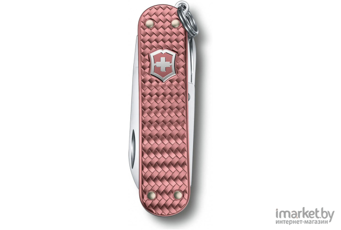 Туристический нож Victorinox перочинный Classic Precious Alox 58мм 5 функц. розовый [0.6221.405G]