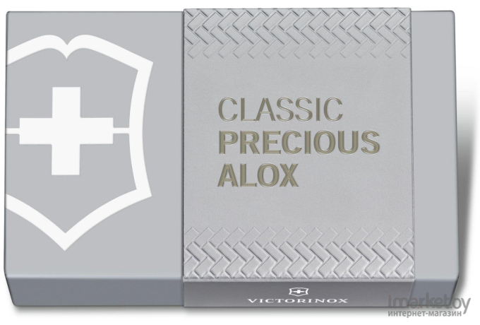 Туристический нож Victorinox перочинный Classic Precious Alox 58мм 5 функц. серый [0.6221.4031G]