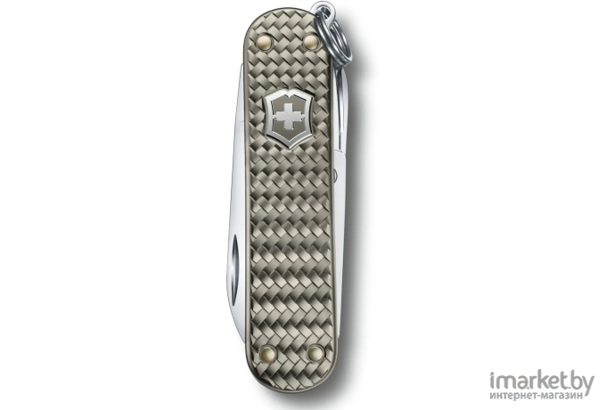 Туристический нож Victorinox перочинный Classic Precious Alox 58мм 5 функц. серый [0.6221.4031G]