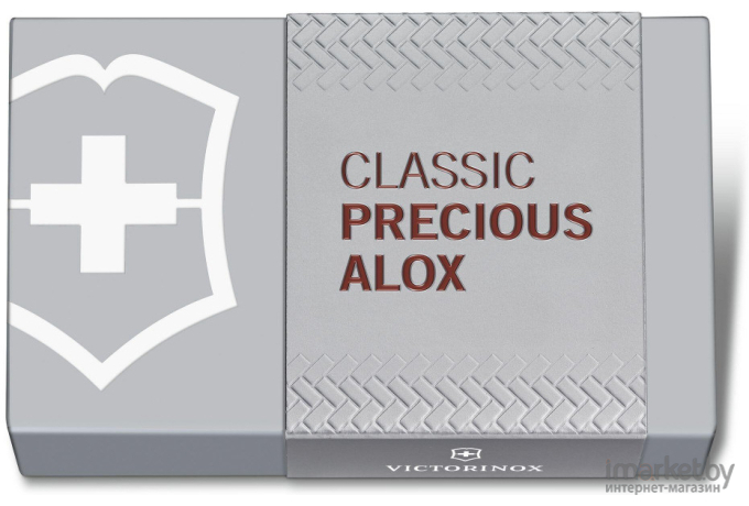 Туристический нож Victorinox перочинный Classic Precious Alox 58мм 5 функц. коричневый [0.6221.4011G]