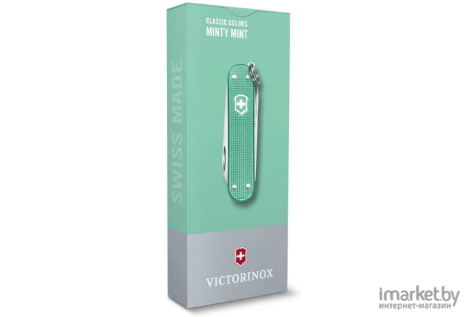 Туристический нож Victorinox перочинный Classic Minty Mint 58мм 7функц. [0.6221.221G]