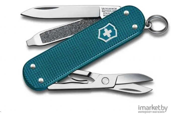 Туристический нож Victorinox перочинный Classic Wild Jungle 58мм 7функц. [0.6221.242G]