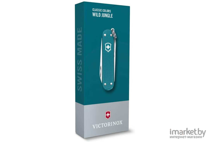 Туристический нож Victorinox перочинный Classic Wild Jungle 58мм 7функц. [0.6221.242G]