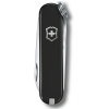 Туристический нож Victorinox перочинный Classic Dark Illusion 58мм 7функц. черный [0.6223.3G]