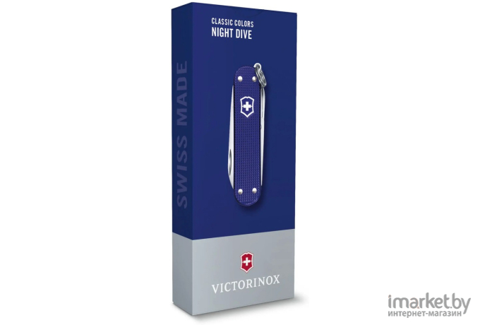 Туристический нож Victorinox перочинный Classic Night Dive 58мм 7функц. [0.6221.222G]