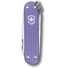 Туристический нож Victorinox перочинный Classic Electric Lavender 58мм 7функц. [0.6221.223G]