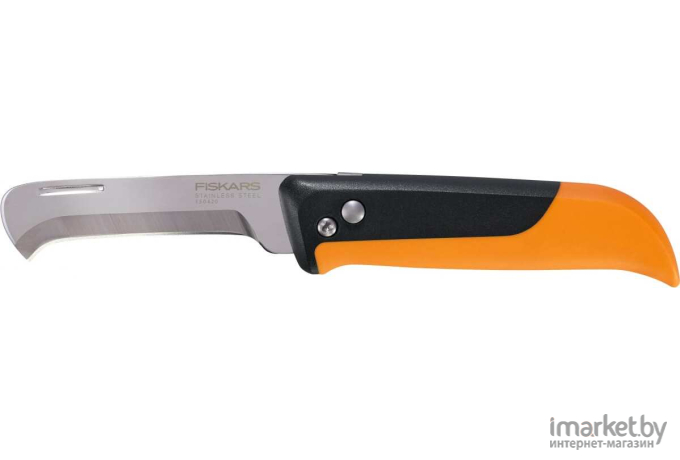Нож садовый Fiskars K80 малый черный/оранжевый [1062819]