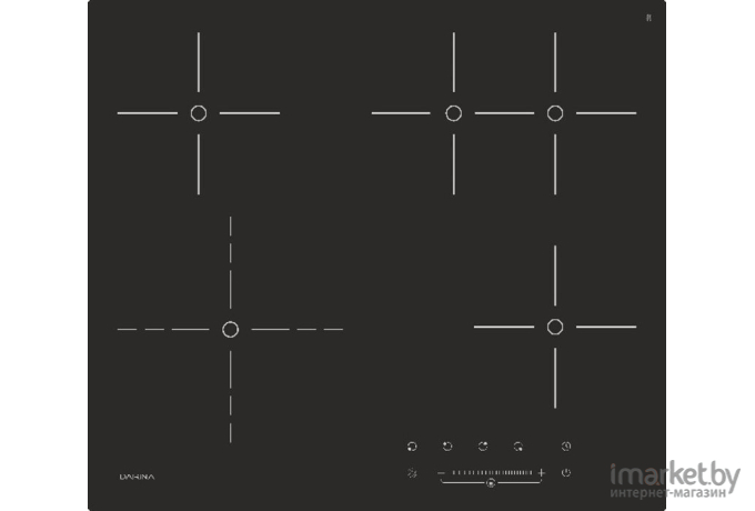 Варочная панель Darina PL E329 B черный