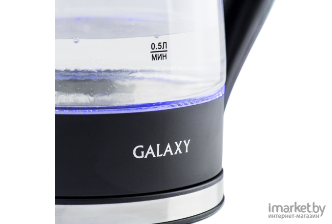 Электрочайник Galaxy электрический GL 0552 1.7л. 2200Вт черный [ГЛ0552]
