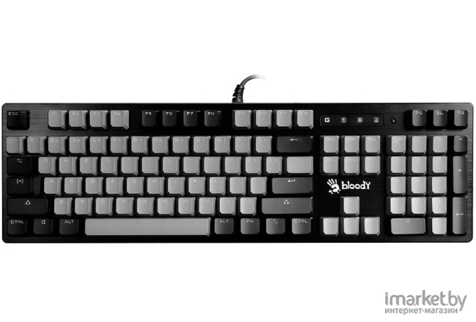 Клавиатура A4Tech Bloody черный/серый [B828N]