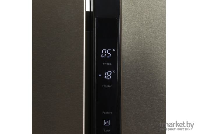 Холодильник Hyundai CS4505F Нержавеющая сталь