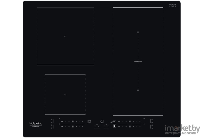 Варочная панель Hotpoint-Ariston HB 4860B NE черный [869991577030]