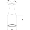 Кухонная вытяжка Weissgauff каминная Nissa Remote BL (1 мотор) черный [427090]