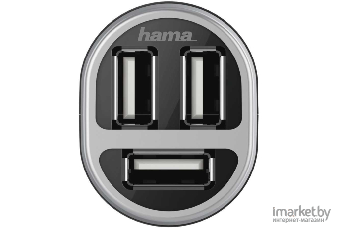 Зарядное устройство Hama H-173603 2.1A+2.1A+1A универсальное черный [00173603]