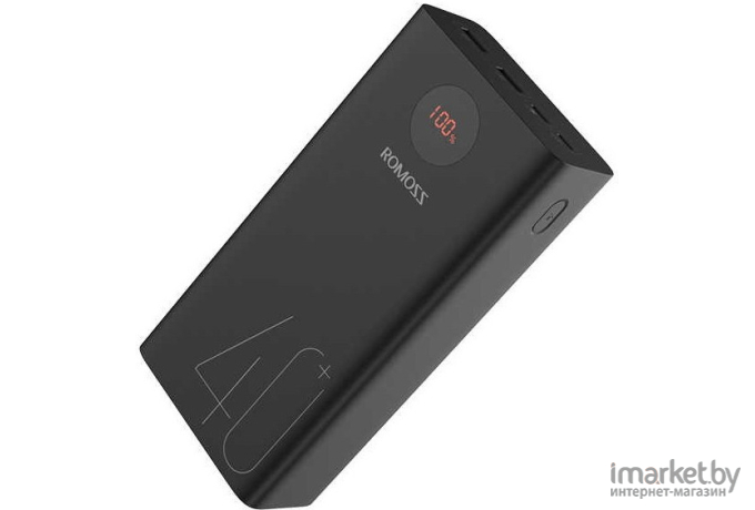 Аккумулятор для телефона Romoss PEA40 40000mAh 3A QC 2xUSB черный