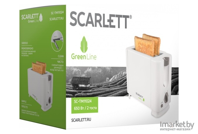 Тостер Scarlett SC-TM11024 белый