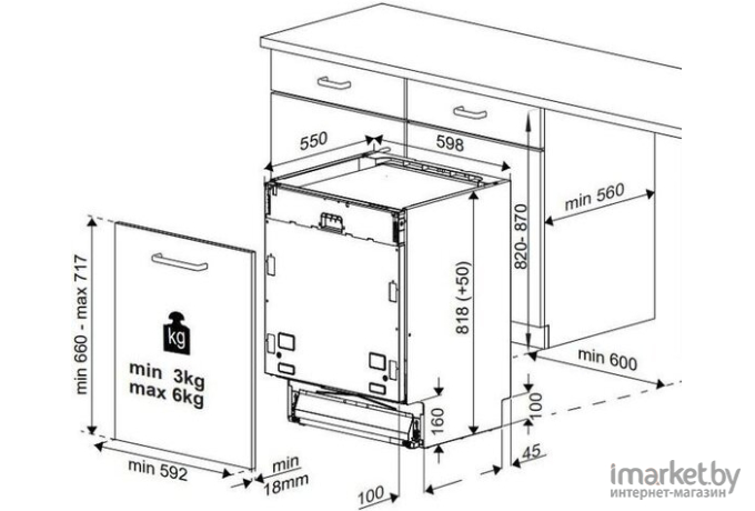 Посудомоечная машина BEKO BDIN14320