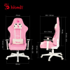 Офисное кресло A4Tech Bloody розовый [GC-310]