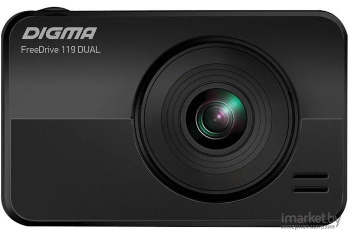 Видеорегистратор Digma FreeDrive 119 DUAL GP2247 черный [FD119D]