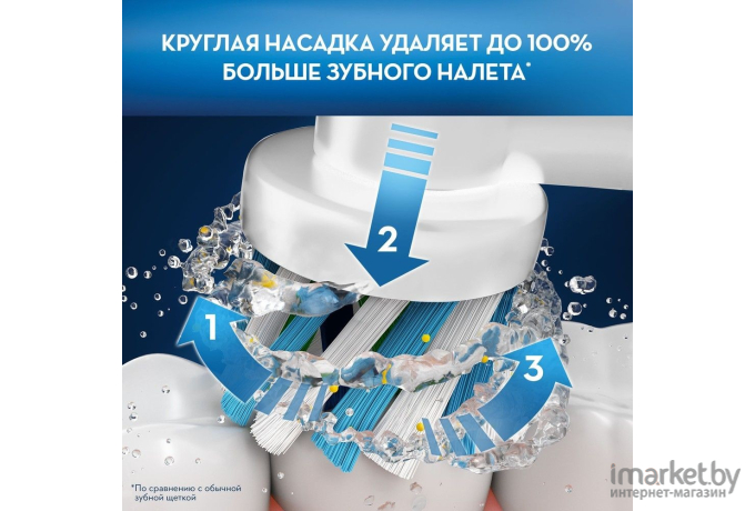Электрическая зубная щетка Oral-B Vitality 100 + Aquacare 4 Oxyjet черный/белый