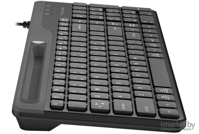 Клавиатура A4Tech Fstyler USB slim черный/серый [FK25 BLACK]