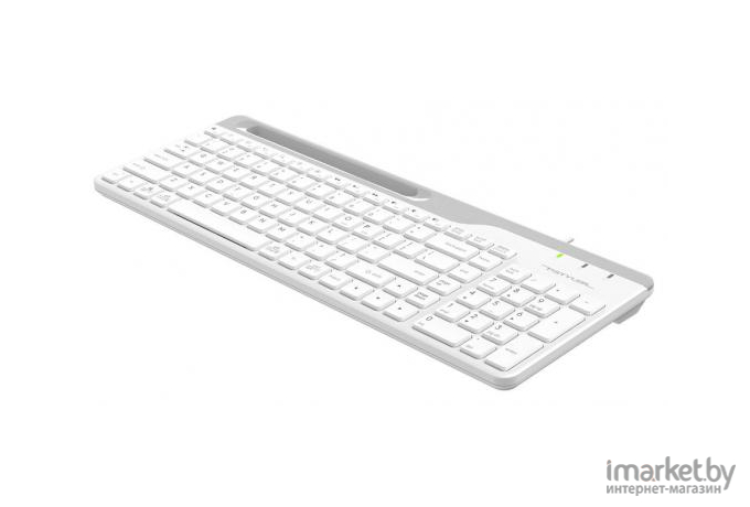Клавиатура A4Tech Fstyler USB slim белый/серый [FK25 WHITE]