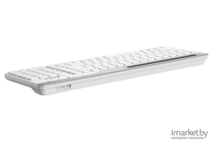 Клавиатура A4Tech Fstyler USB slim белый/серый [FK25 WHITE]