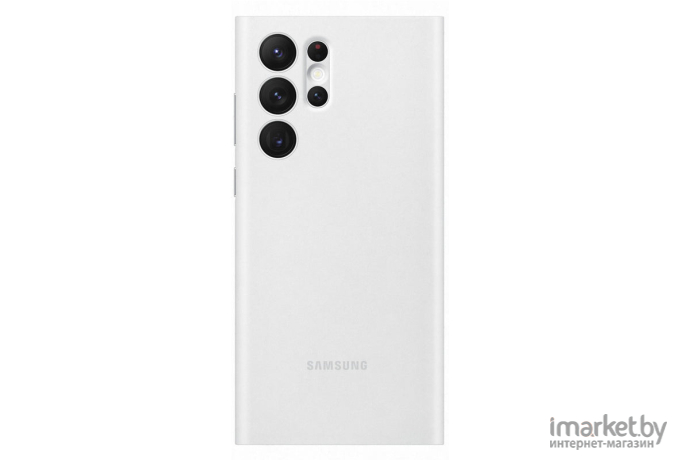 Чехол для телефона Samsung Galaxy S22 Ultra Smart Clear View Cover белый [EF-ZS908CWEGRU]