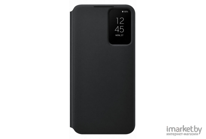 Чехол для телефона Samsung Galaxy S22+ Smart Clear View Cover черный [EF-ZS906CBEGRU]