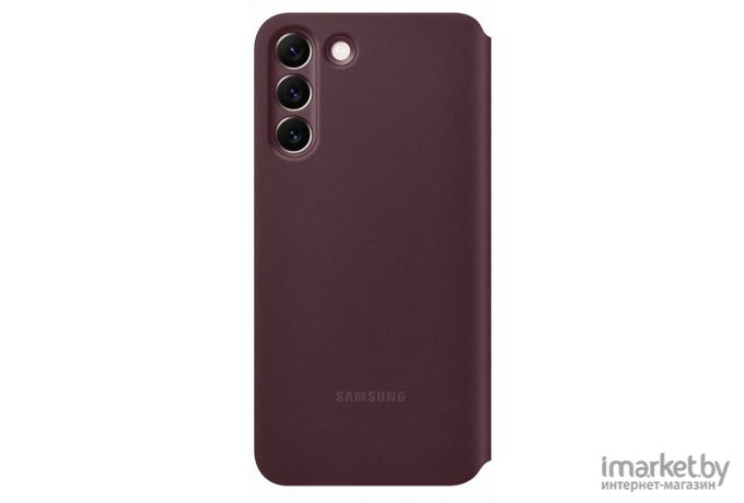 Чехол для телефона Samsung Smart Clear View Cover для S22+ бургунди