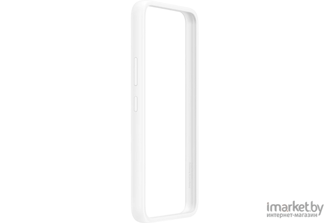 Чехол для телефона Samsung Galaxy S22+ Frame Cover белый/прозрачный [EF-MS906CWEGRU]