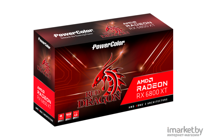 Видеокарта PowerColor PCI-E 4.0 AMD Radeon RX 6800XT [AXRX 6800XT 16GBD6-3DHR/OC]