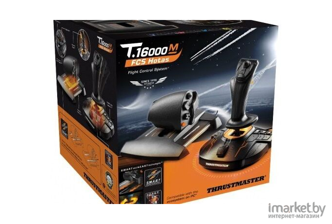 Игровой джойстик Thrustmaster T-16000M FCS Hotas Worldwide Versiion USB черный [2960778]