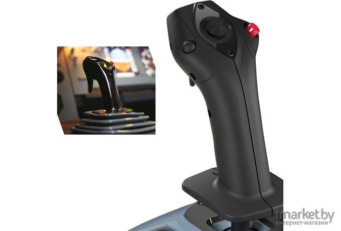 Игровой джойстик Thrustmaster Airbus Edition TCA Sidestick Airbus Edittion WW Version серый/черный [2960844]