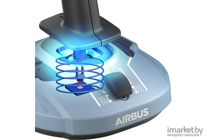 Игровой джойстик Thrustmaster Airbus Edition TCA Sidestick Airbus Edittion WW Version серый/черный [2960844]