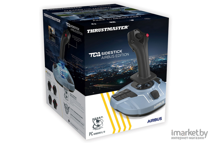 Игровой джойстик Thrustmaster Airbus Edition TCA Sidestick Airbus Edittion WW Version серый/черный [2960844]