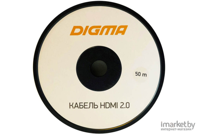 Кабель Digma HDMI 2.0 AOC HDMI (m)/HDMI (m) 50м. черный [BHP AOC 2.0-50]