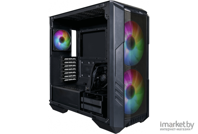 Корпус для компьютера Cooler Master HAF500 без БП черный [H500-KGNN-S00]