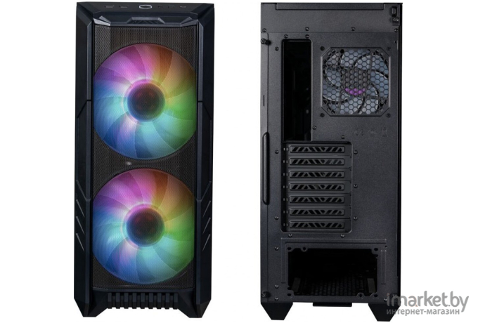 Корпус для компьютера Cooler Master HAF500 без БП черный [H500-KGNN-S00]