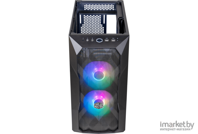 Корпус для компьютера Cooler Master TD300 Mesh без БП mATX 4x120mm 4x140mm 2xUSB3.0 audio bott PSU черный [TD300-KGNN-S00]