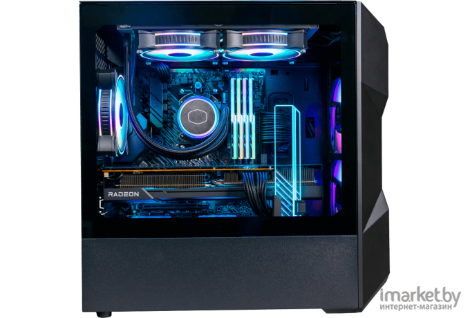 Корпус для компьютера Cooler Master TD300 Mesh без БП mATX 4x120mm 4x140mm 2xUSB3.0 audio bott PSU черный [TD300-KGNN-S00]