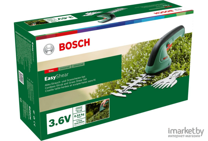 Садовые ножницы Bosch EasyShear 0600833300